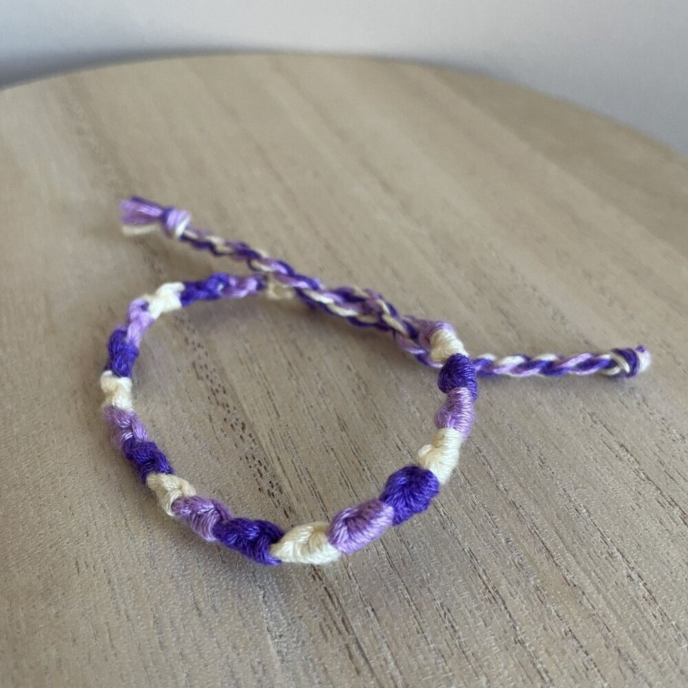 Marianna Bracelet, anklet, trendy, comfortable, tie, embroidery thread, woven, g